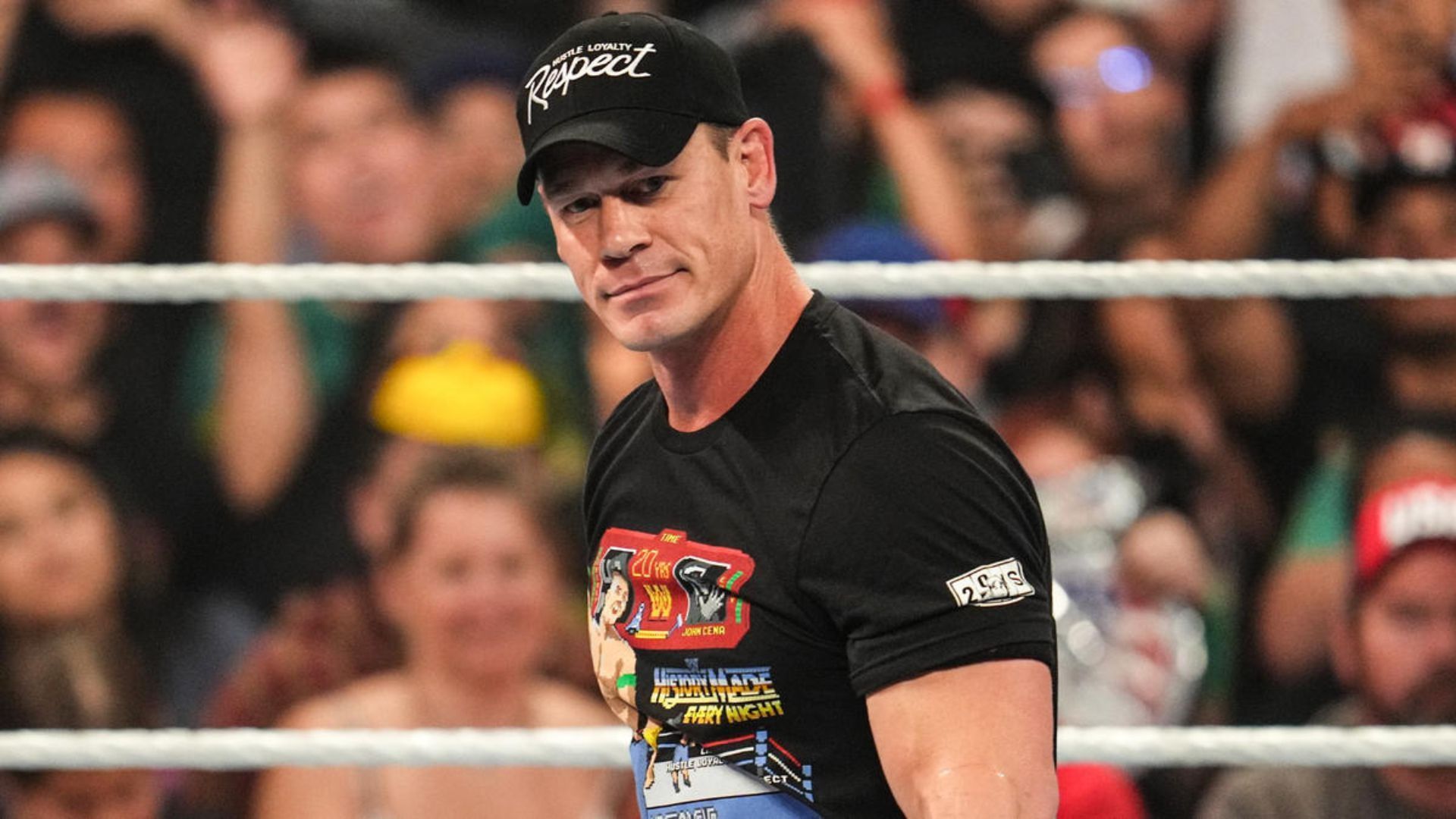 John Cena inside the ring. Image Credits: wwe.com 