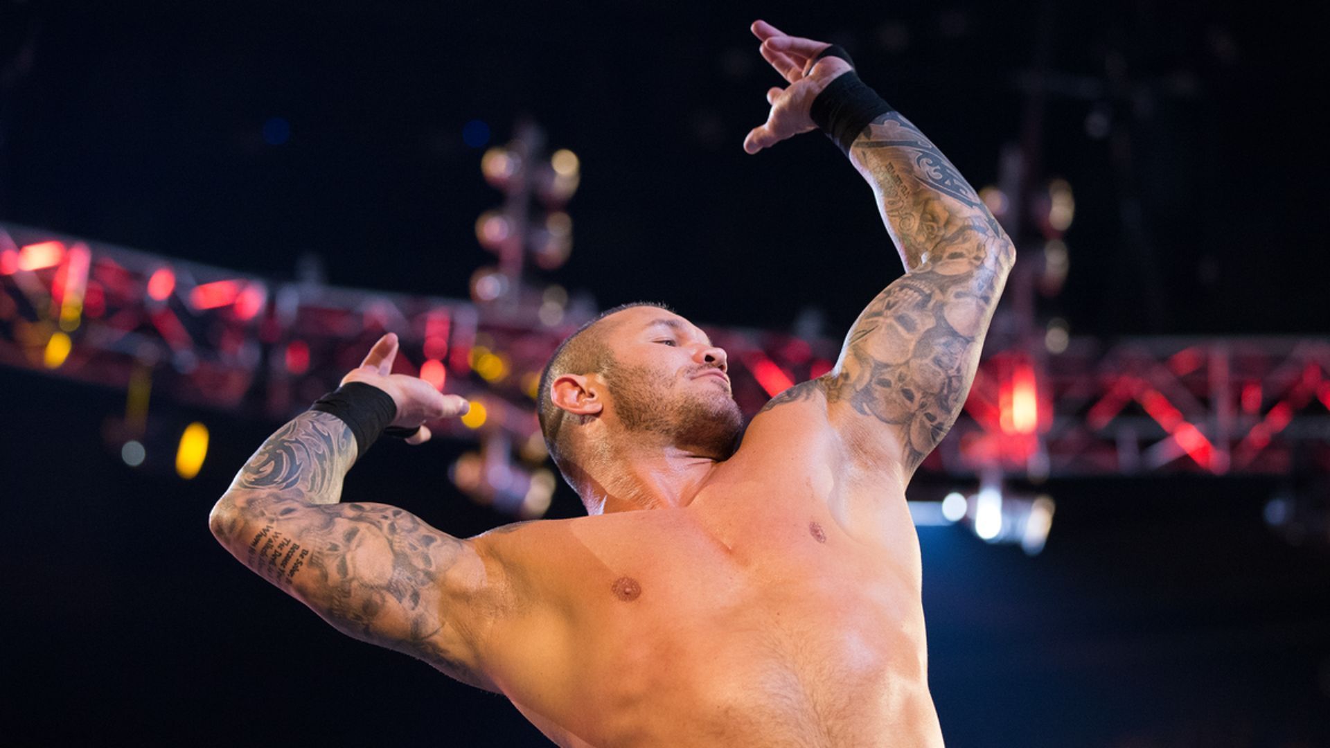 Randy Orton during his entrance. Image Credits: wwe.com 