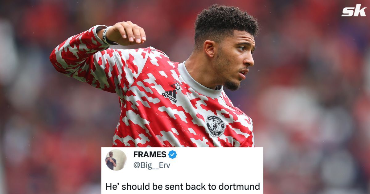 Manchester United fans react to Jadon Sancho