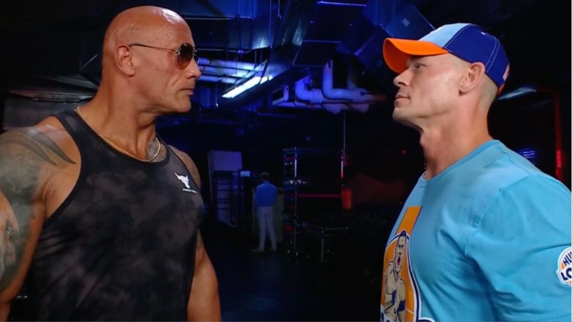 The Rock and John Cena came face-to-face on SmackDown this week.