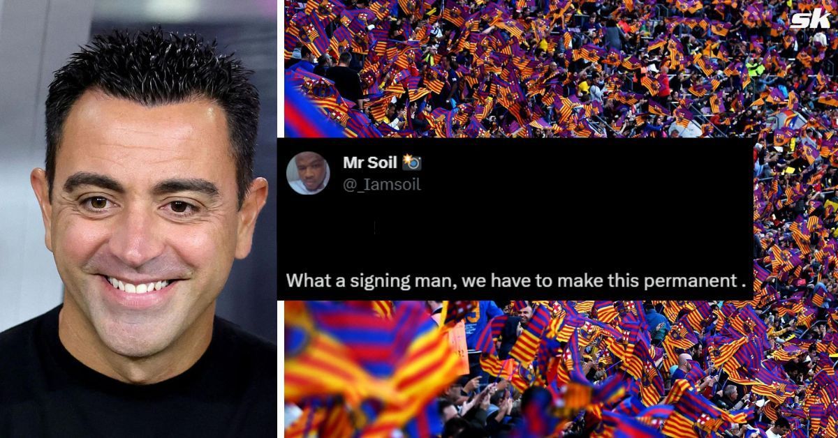 Barcelona fans delighted with Joao Cancelo.