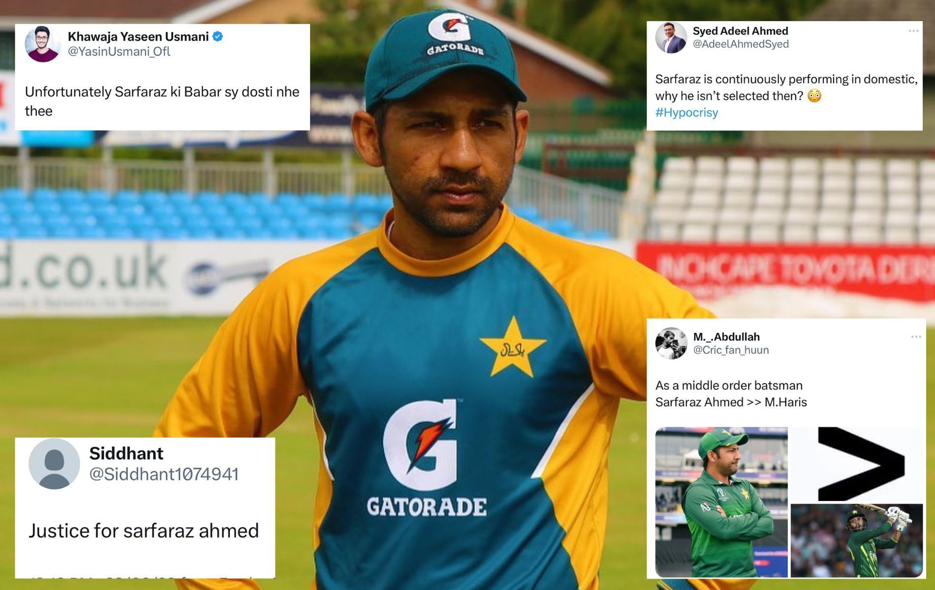 Sarfaraz Ahmed failed to make it to Pakistan