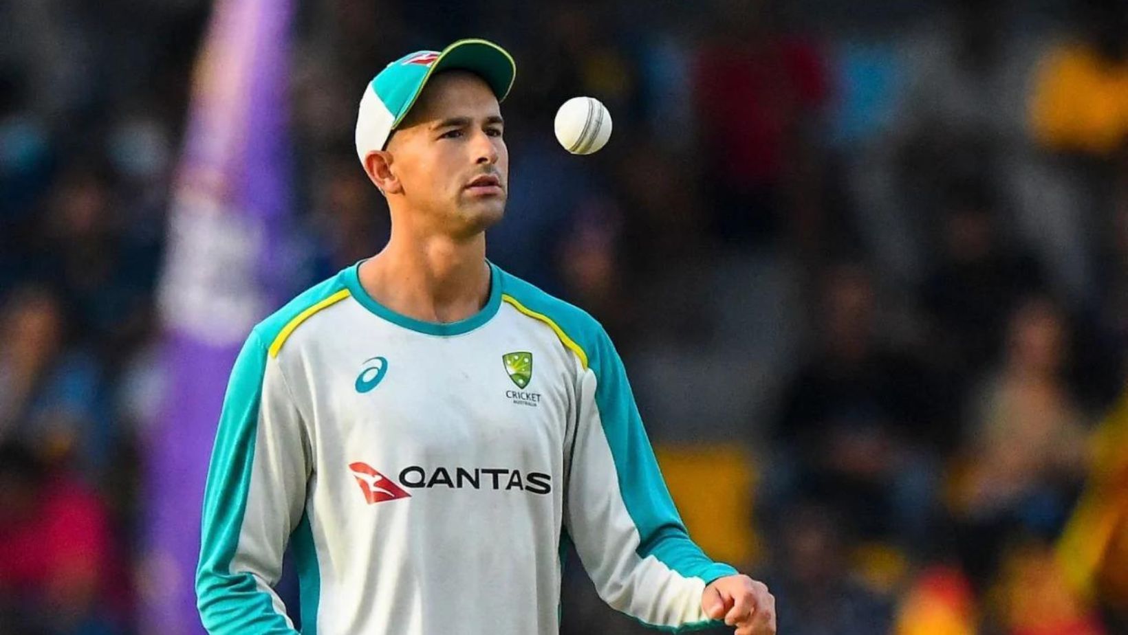 Australian spinner Ashton Agar.