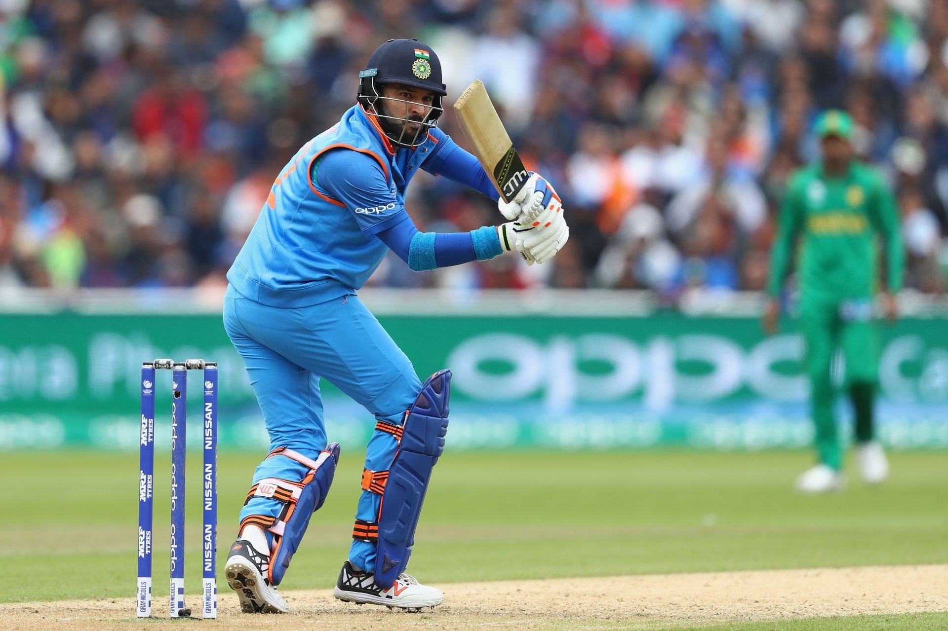 Yuvraj Singh during the Champions Trophy match against Pakistan in Birmingham. (Pic: Getty Images)