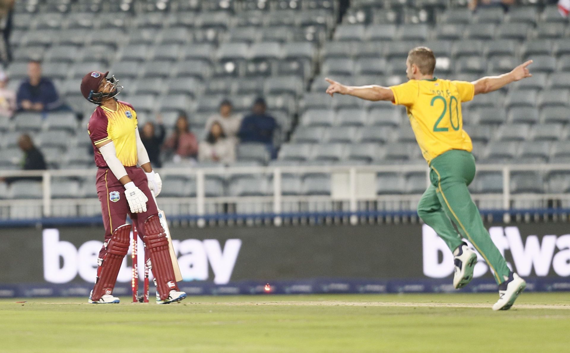 South Africa v West Indies - 3rd T20 International