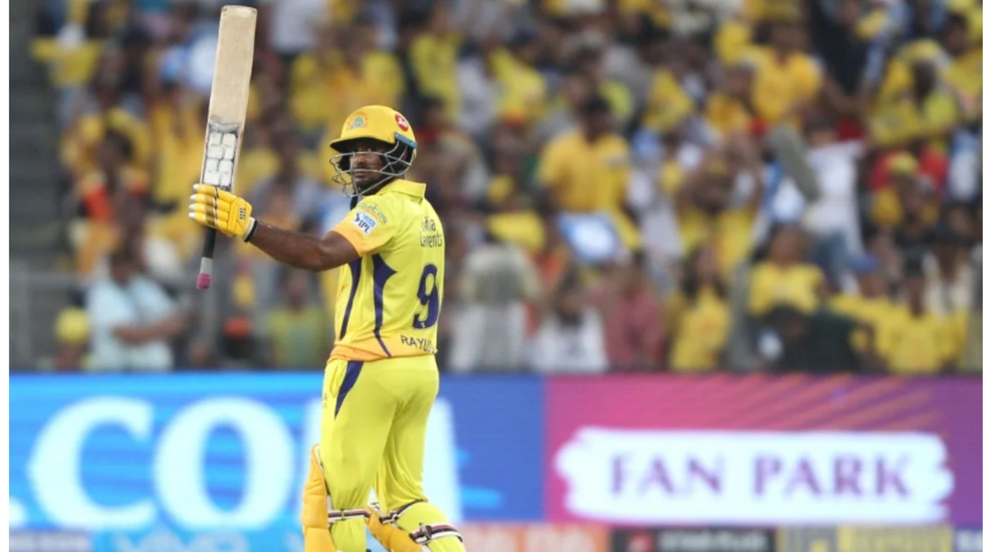 Ambati Rayudu scored his first IPL century in CSK colours (Pic: BCCI)