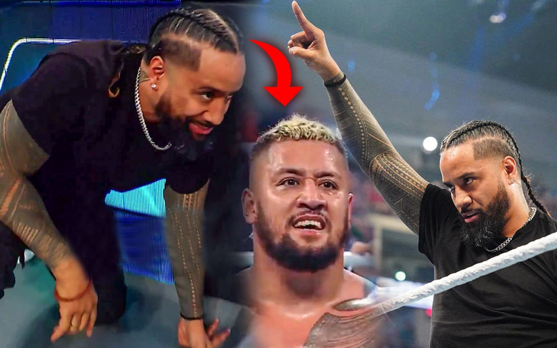 Jimmy Uso aids Solo Sikoa in the main event of SmackDown