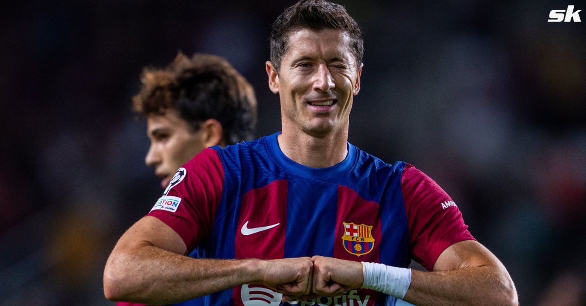 Robert Lewandowski Barcelona Champions League