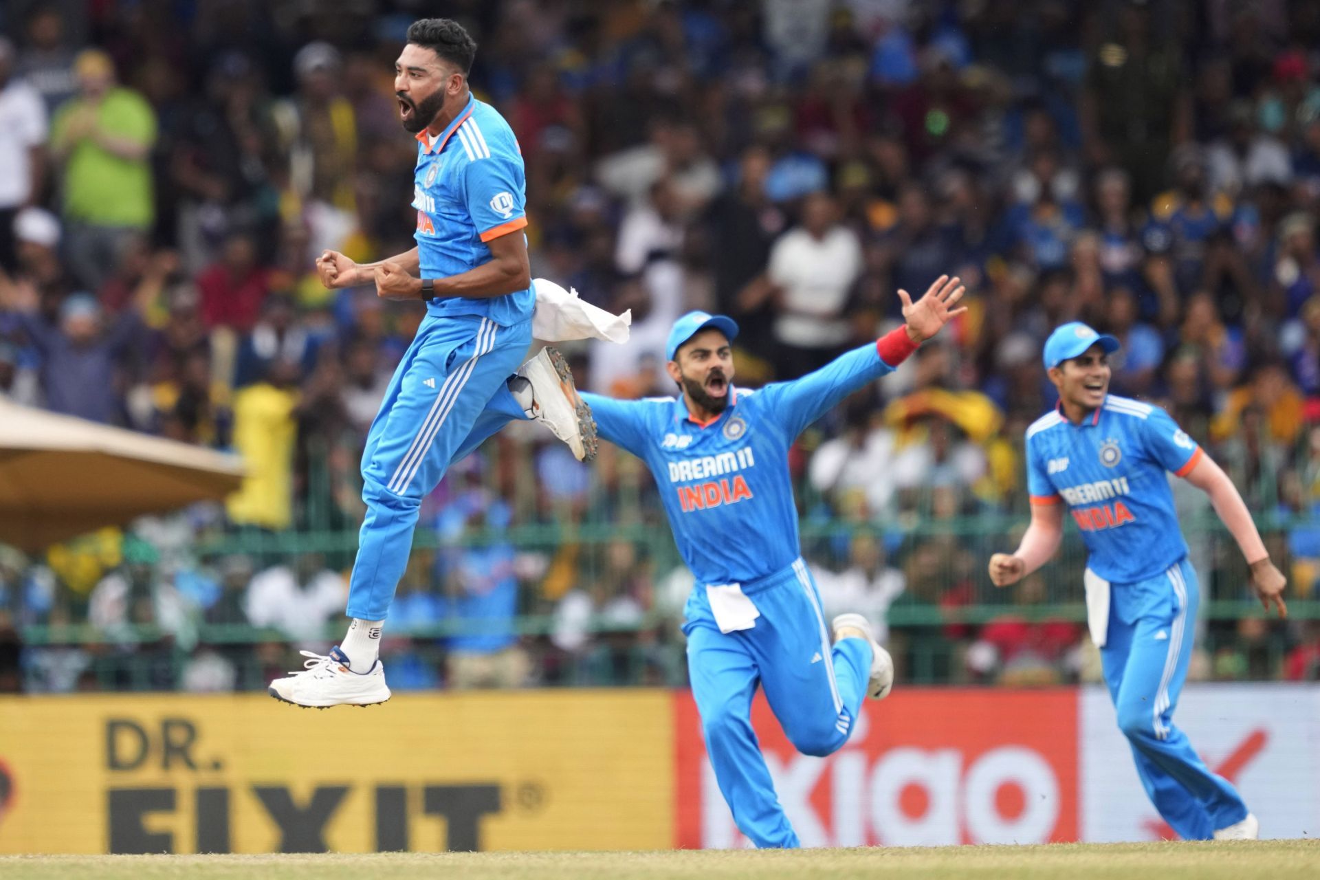 Mohammed Siraj flying high!