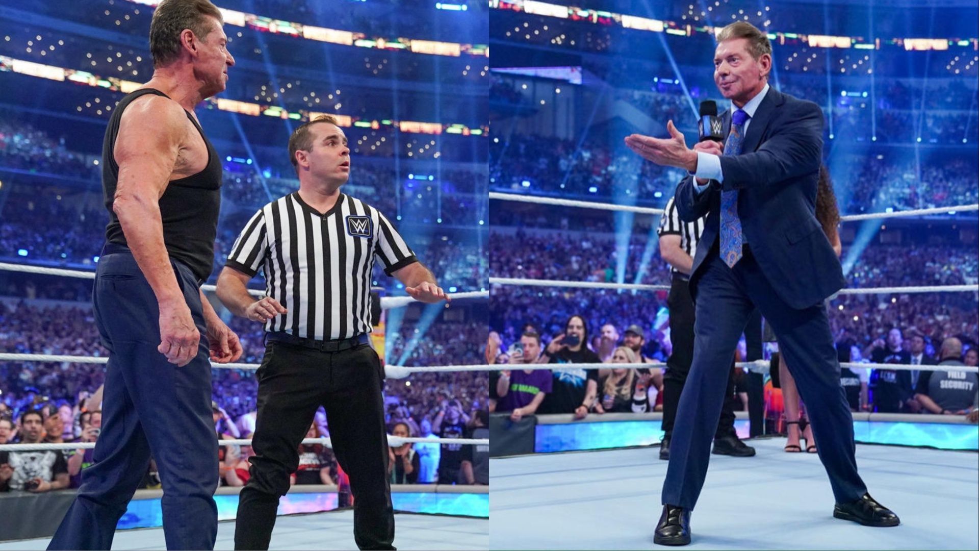 Vince McMahon last competed at WrestleMania 38.