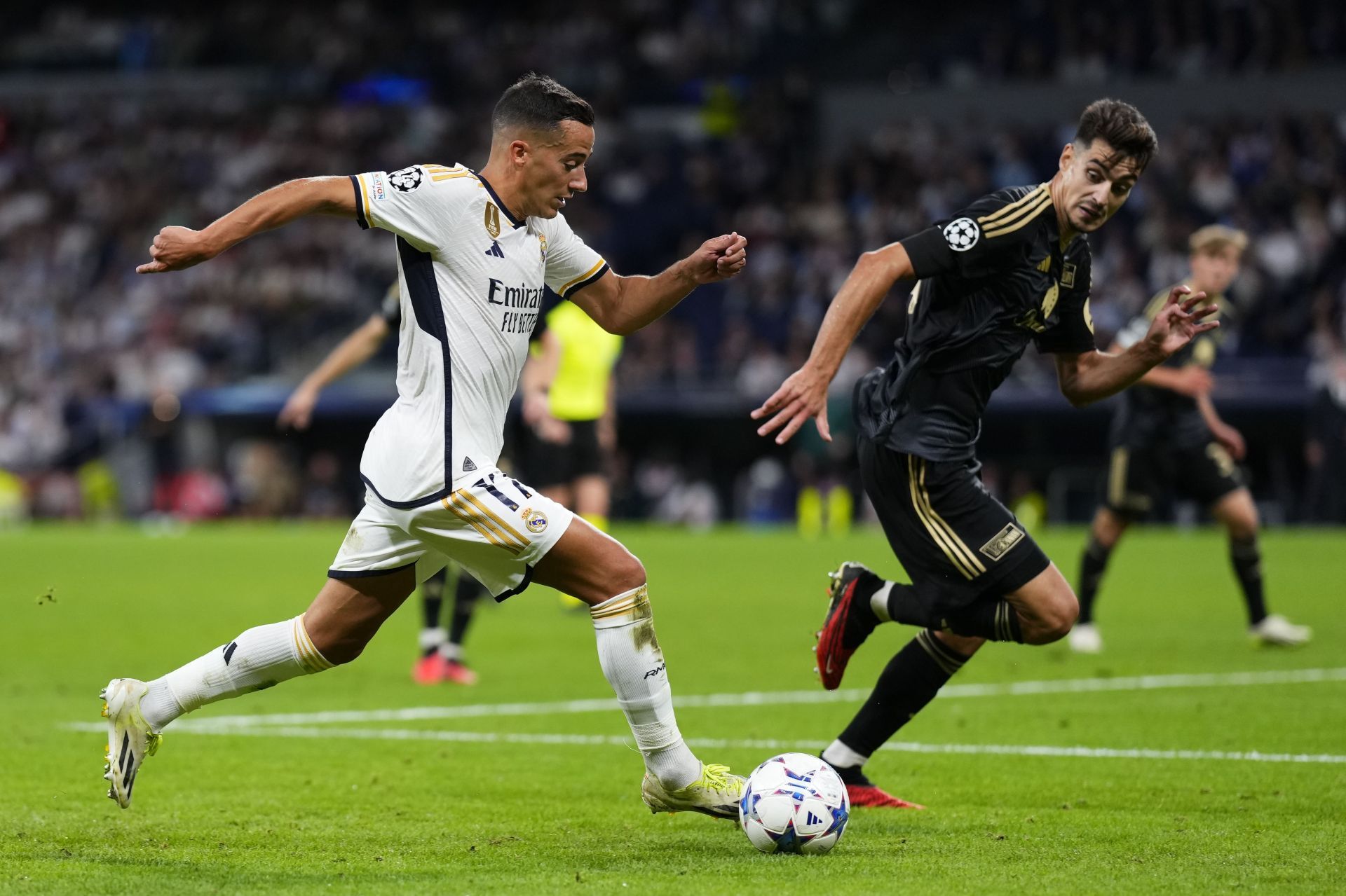 Lucas Vazquez (left) is wanted at Turin.