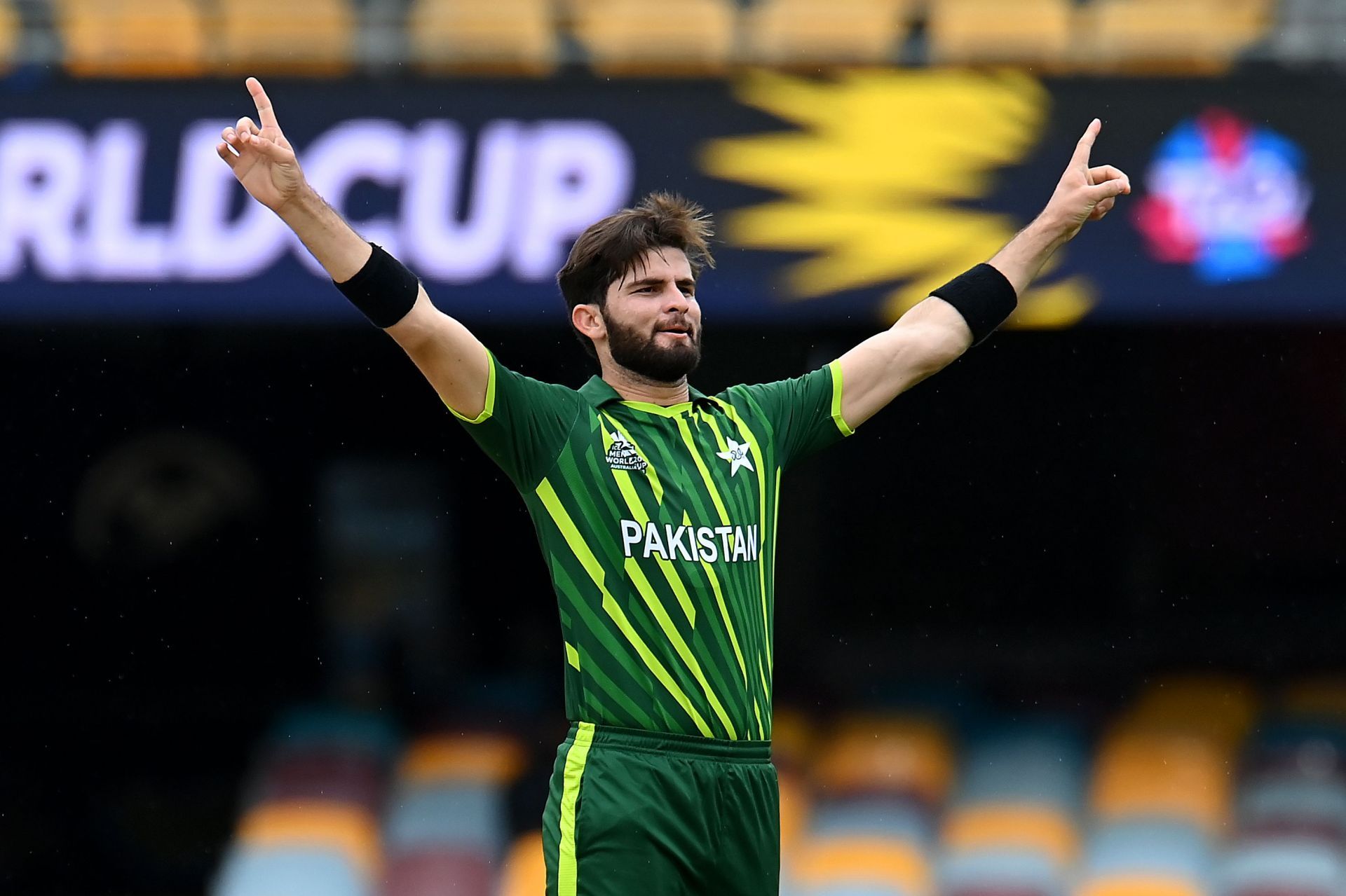 Shaheen Afridi celebrating a wicket (Image Courtesy: ICC Cricket)