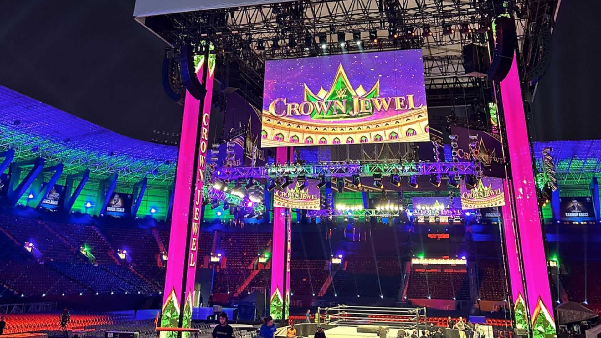 Crown Jewel arena. Image Credits: X