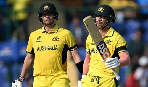 David Warner and Steve Smith put Australia in control with their 132-run stand.