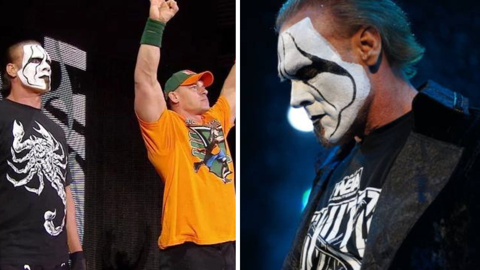 Sting was with WWE from 2014-2020