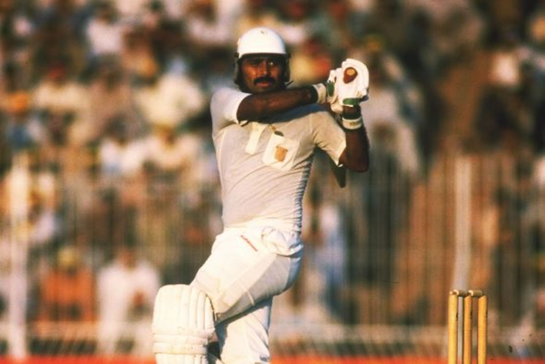 One of Pakistan's all-time great batters kickstarted the 1987 World Cup with a stunning ton.