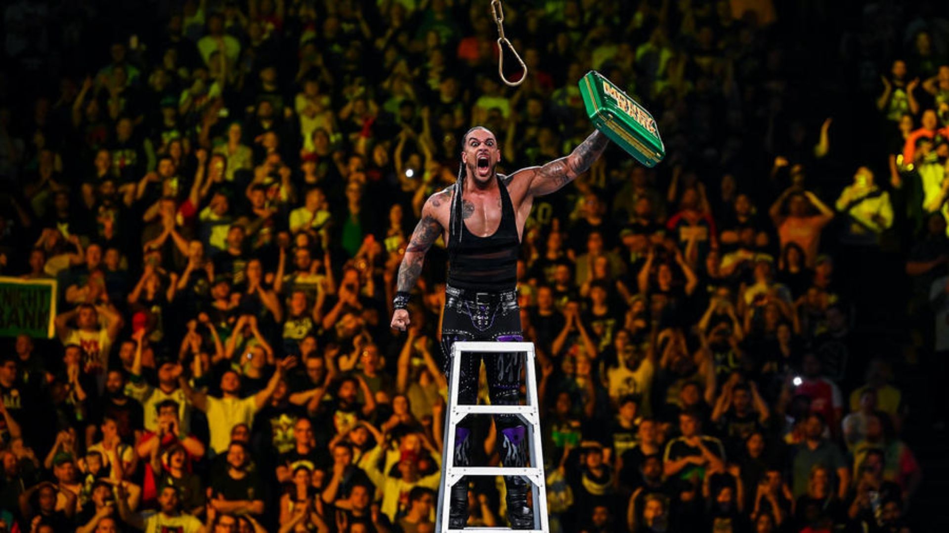 Damian Priest at Money in the Bank. Image Credits: wwe.com 