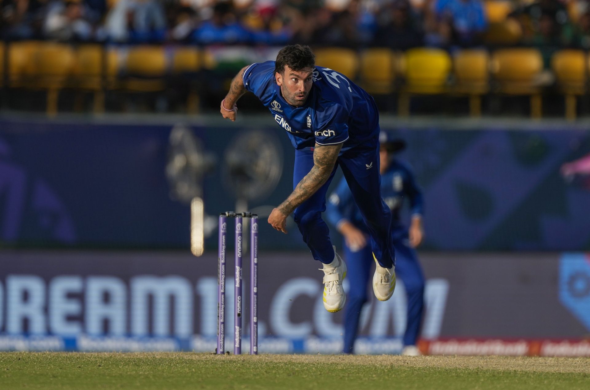 Reece Topley picked up four wickets against Bangladesh. [P/C: AP]