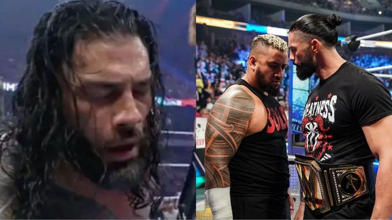 अनडिस्प्यूटेड WWE यूनिवर्सल चैंपियन रोमन रेंस और एलए नाइट 