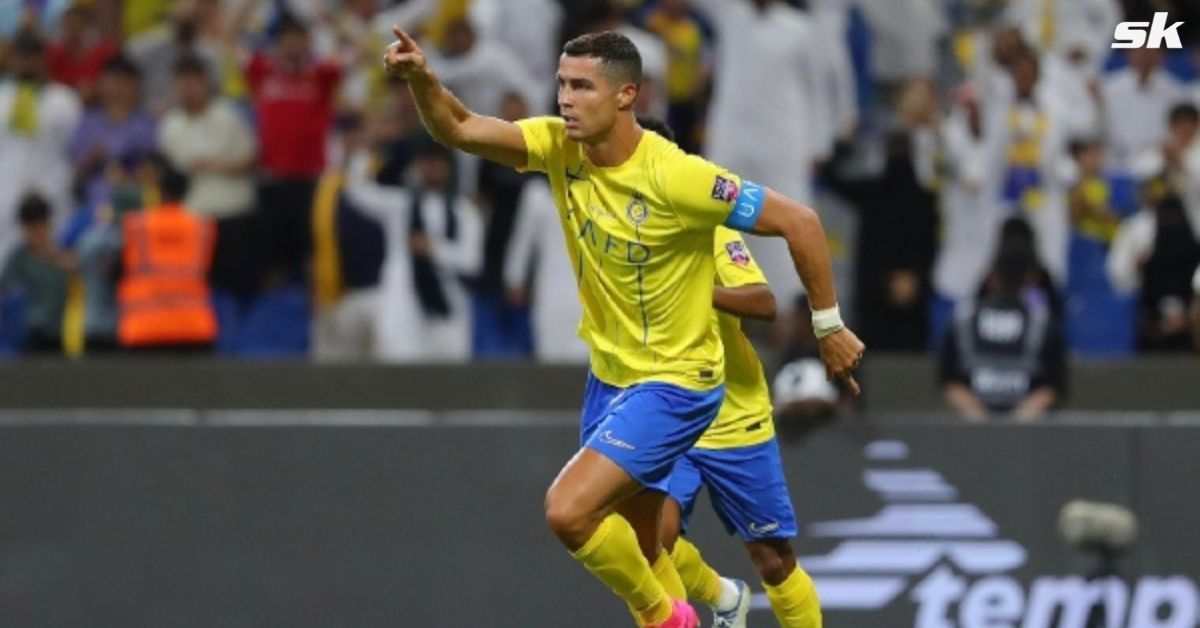 Cristiano Ronaldo reacts to Al-Nassr