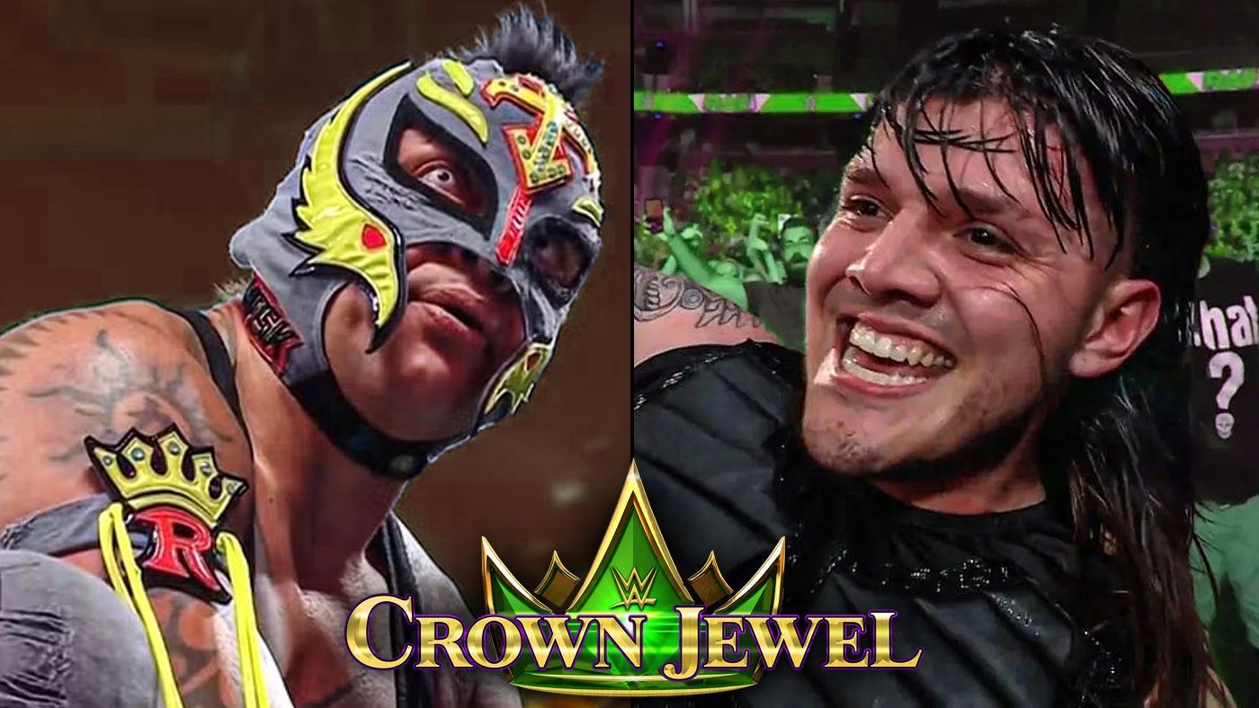 Crown Jewel 2023 will feature a US title match between Rey Mysterio and Logan Paul