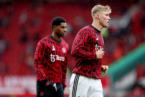 Rasmus Hojlund and Marcus Rashford connected for the Red Devils' opener.