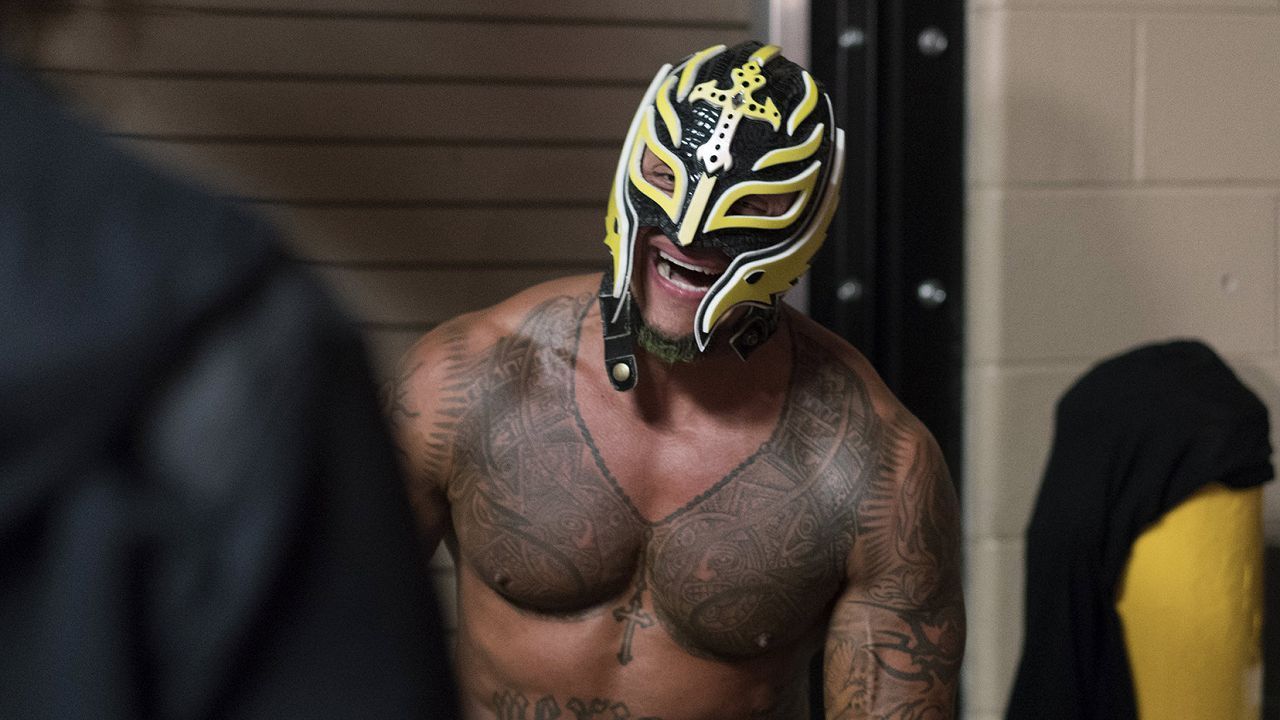 Rey Mysterio clicked backstage in WWE