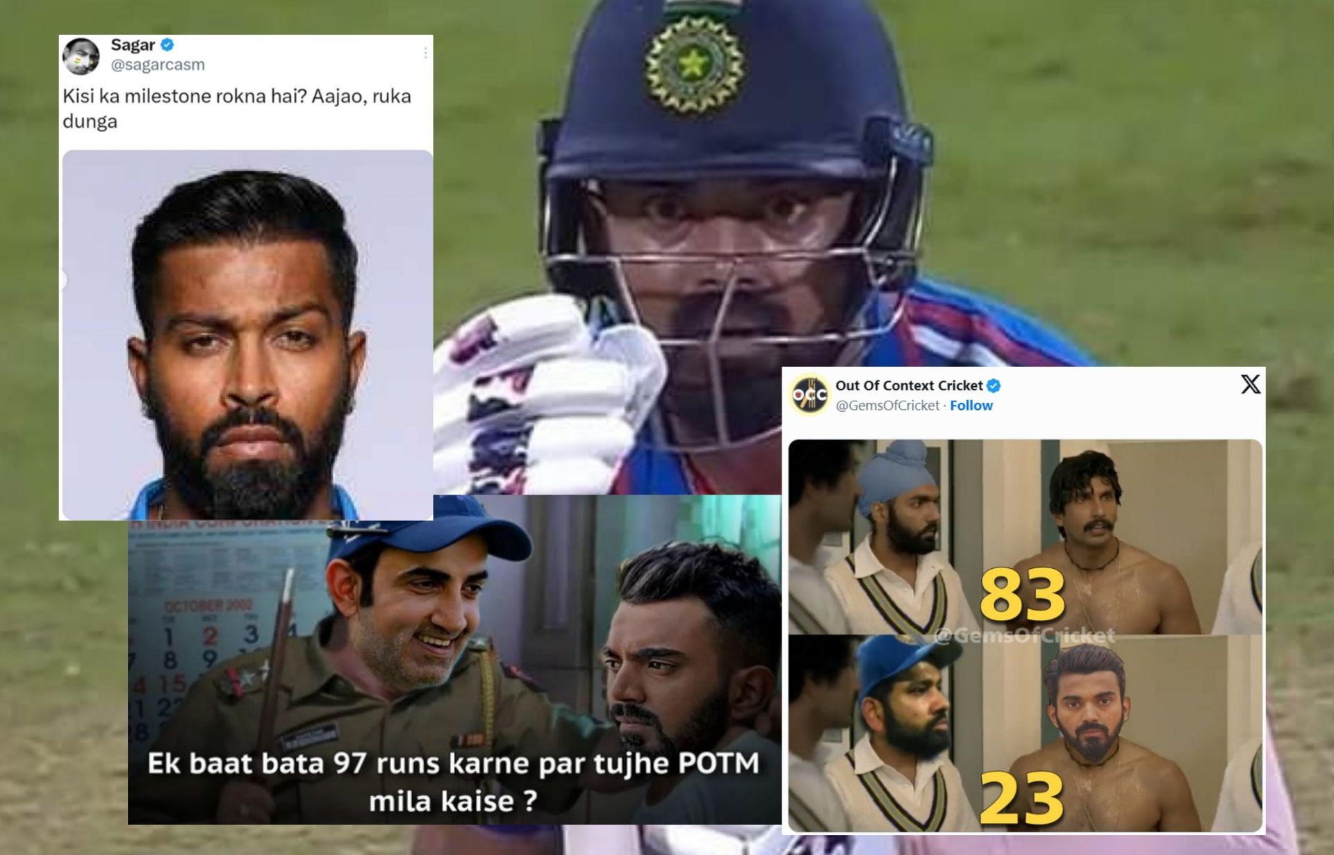 Fans share memes after KL Rahul