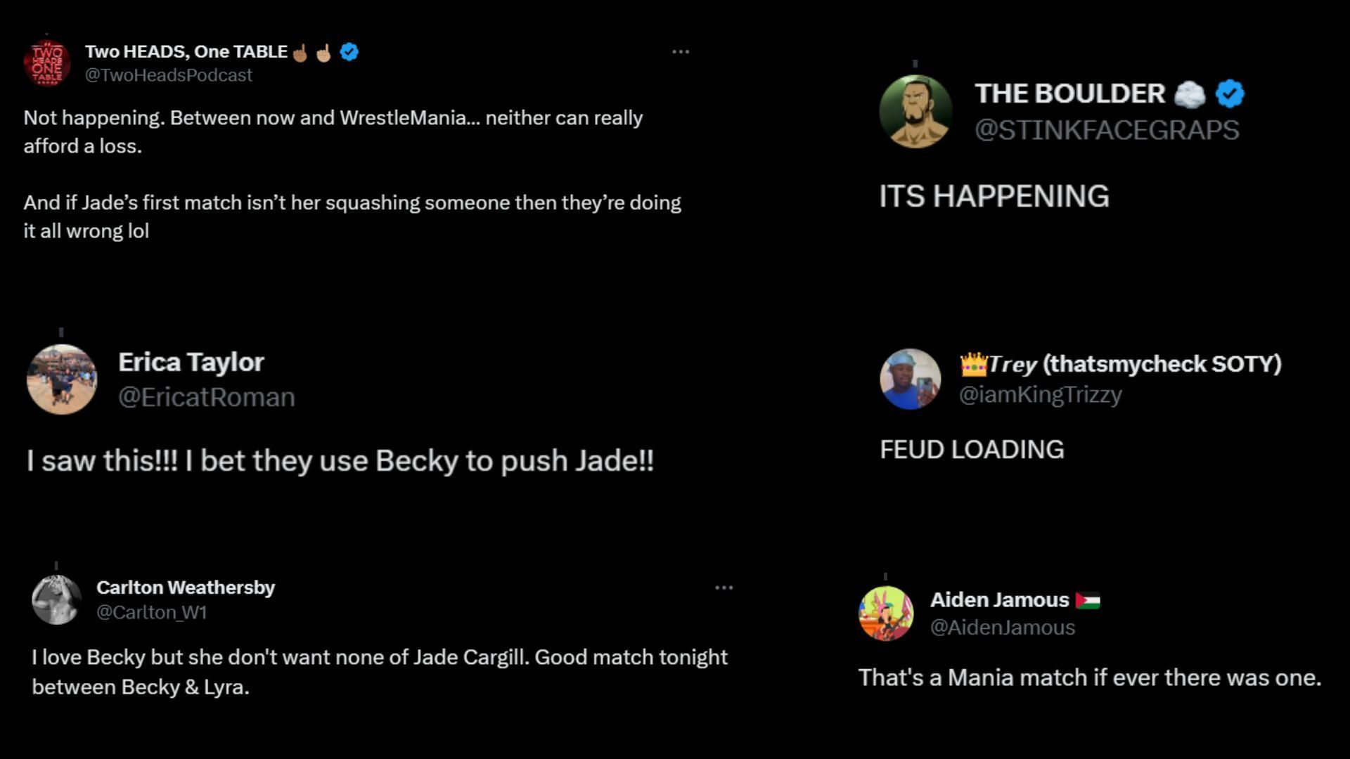 Screenshot of fans&#039; reactions on Twitter.