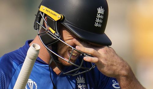 England were bundled out for 156 against Sri Lanka. [P/C: AP]