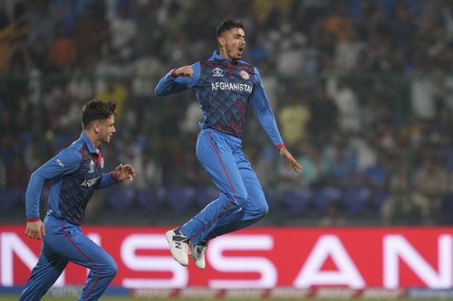 Mujeeb Ur Rahman and the other Afghanistan spinners ran through England's batting. [P/C: AP]