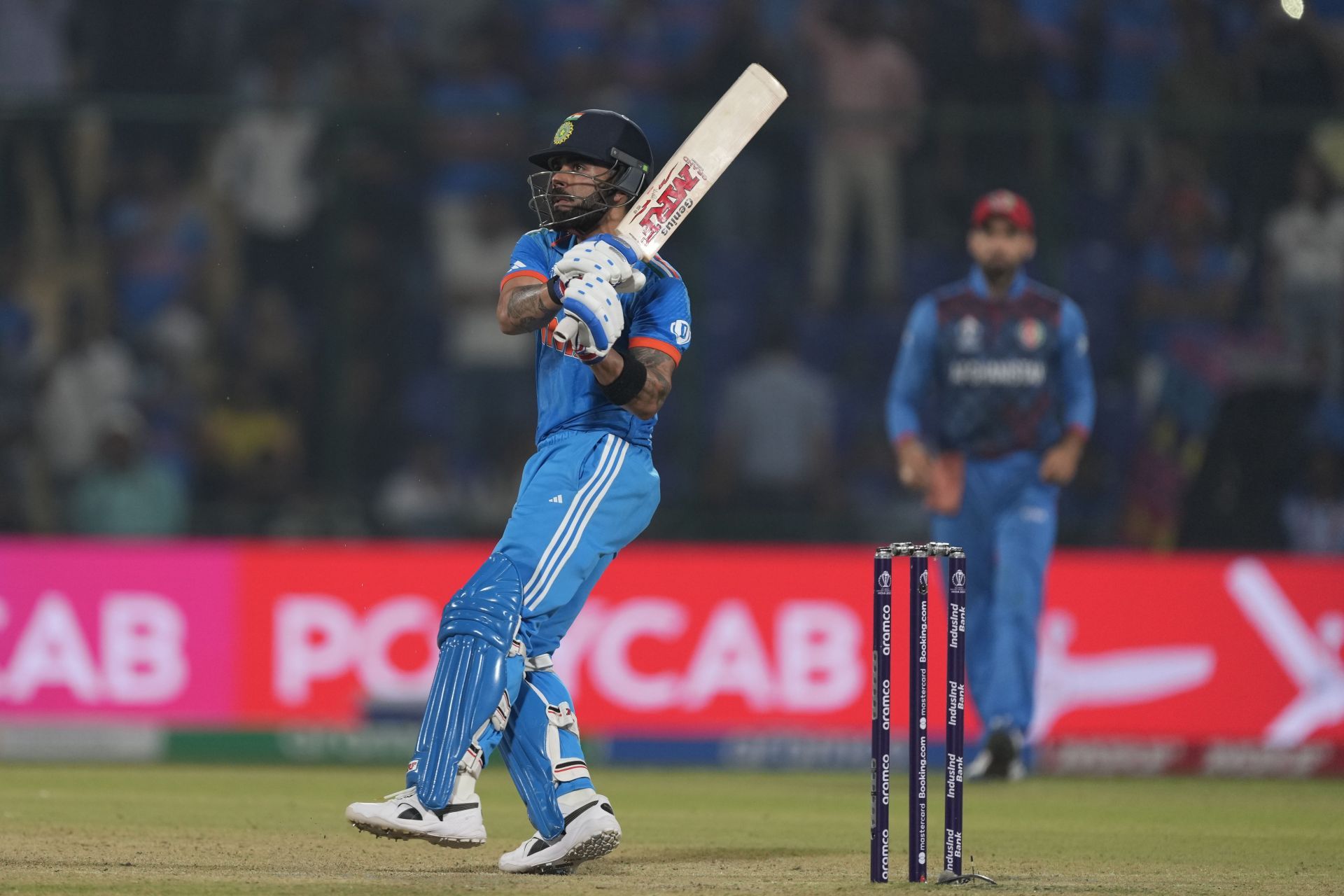 Virat Kohli scored an unbeaten half-century against Afghanistan. [P/C: AP]