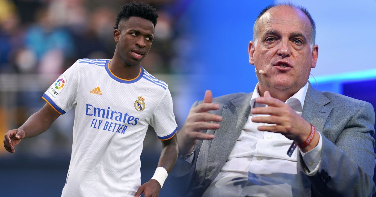 Javier Tebas recently reacted to the Vinicius Junior controversy ahead of Real Madrid