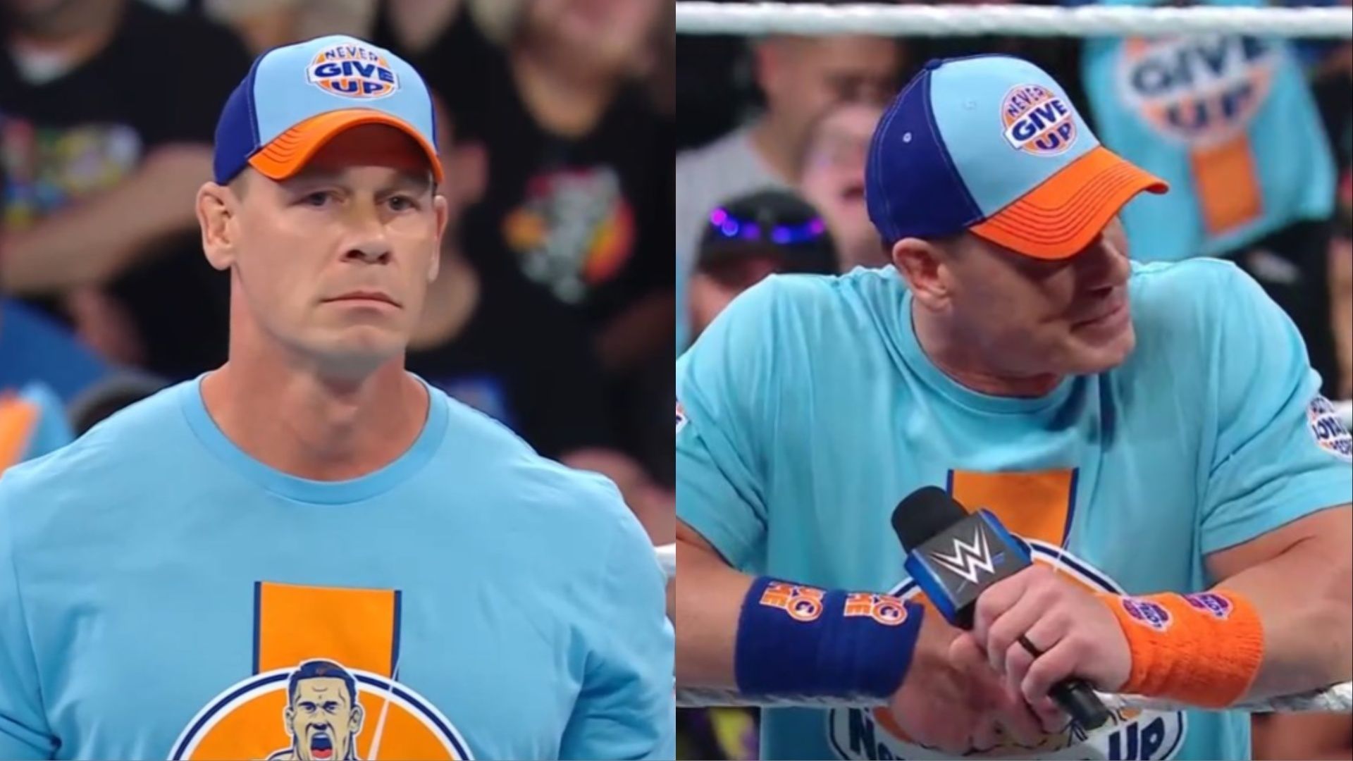 John Cena cut a promo on WWE SmackDown tonight.