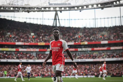 Bukayo Saka (via Getty Images)