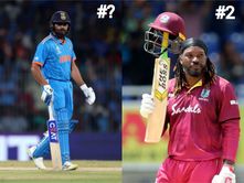 Top 3 players quickest to 300 ODI sixes ft. Rohit Sharma