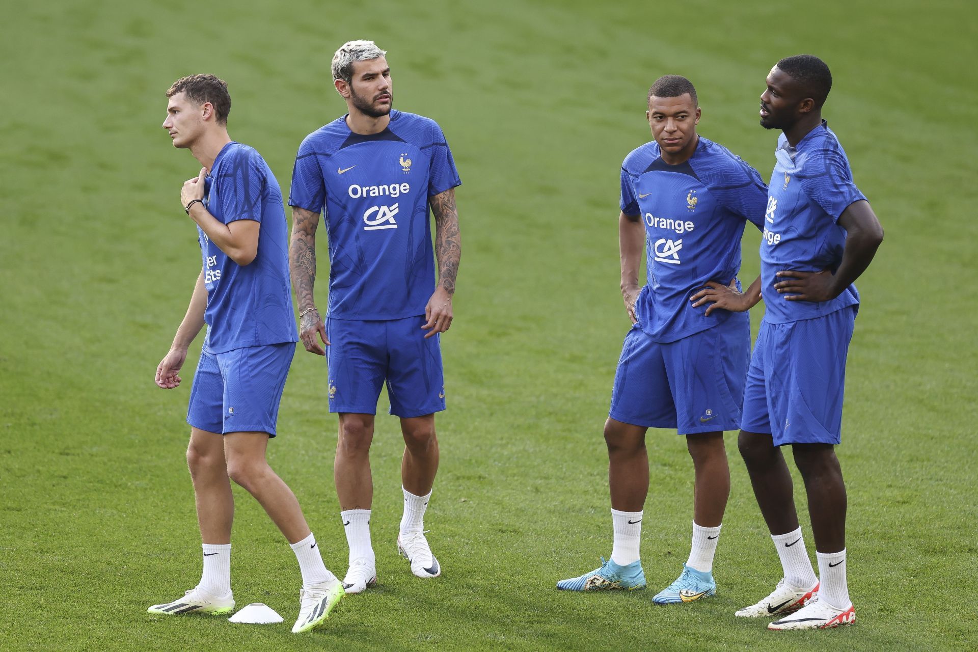 France Training And Press Conference ahead of the clash against the Netherlands