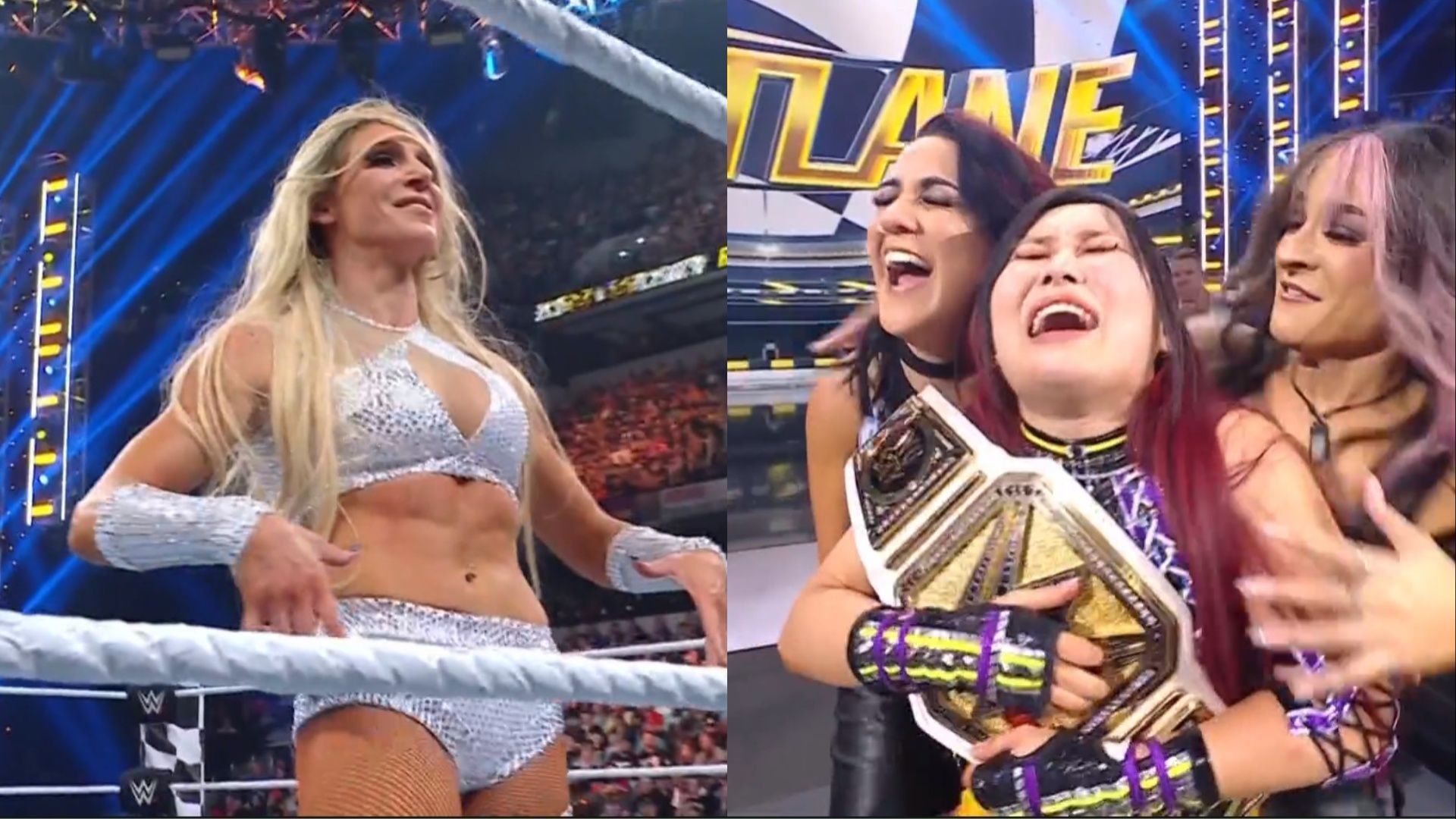 Charlotte Flair, Iyo Sky and Asuka collided in a triple threat match at WWE Fastlane 2023.