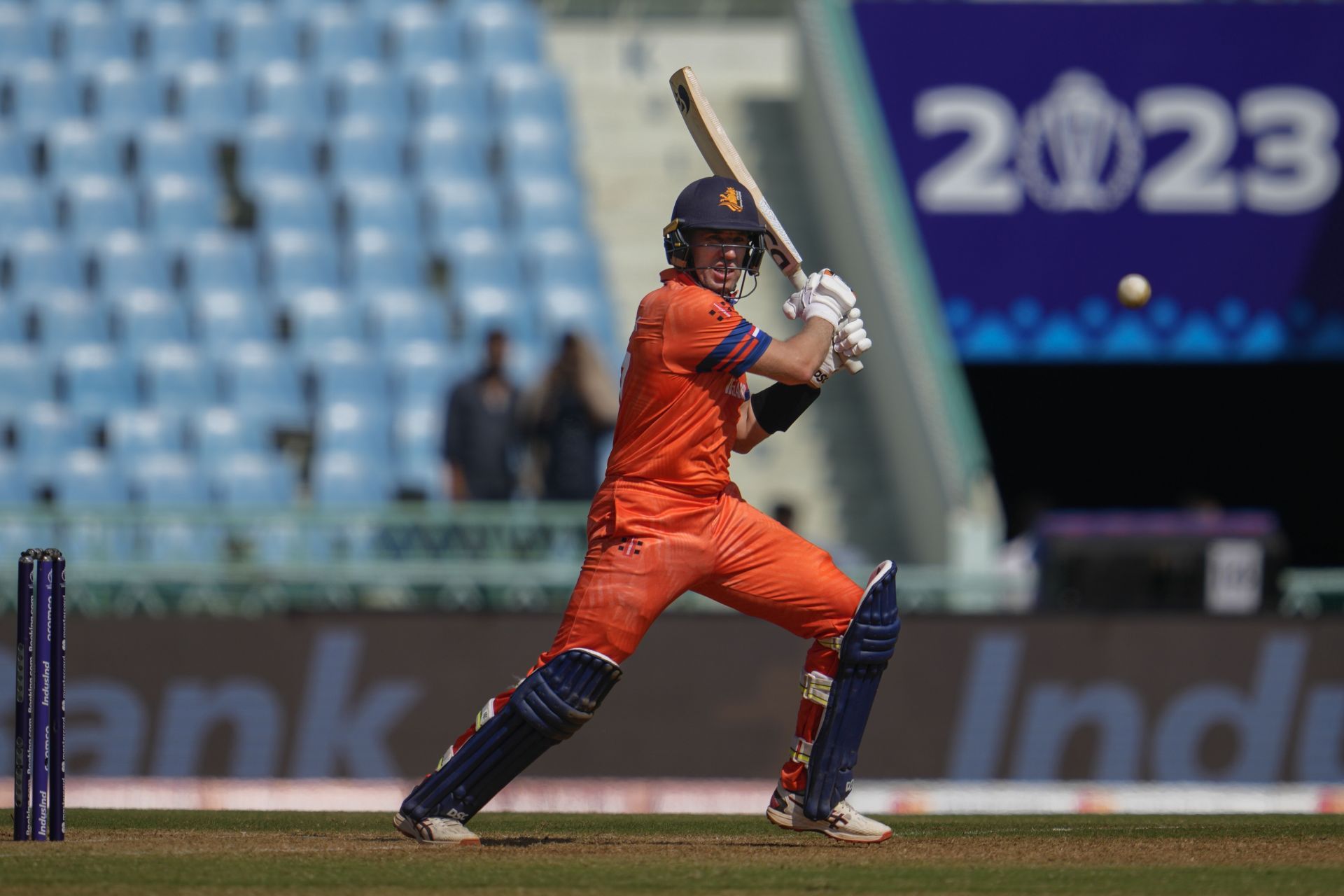 Netherlands all-rounder Logan van Beek. (Pic: AP)