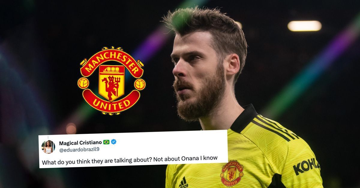 David de Gea posed alongside Manchester United star