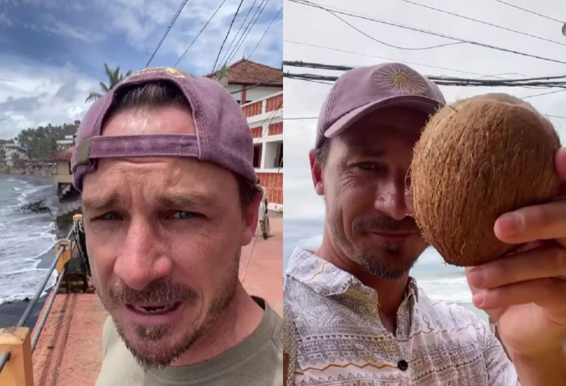 Dale Steyn enjoying his stay in Kerala.