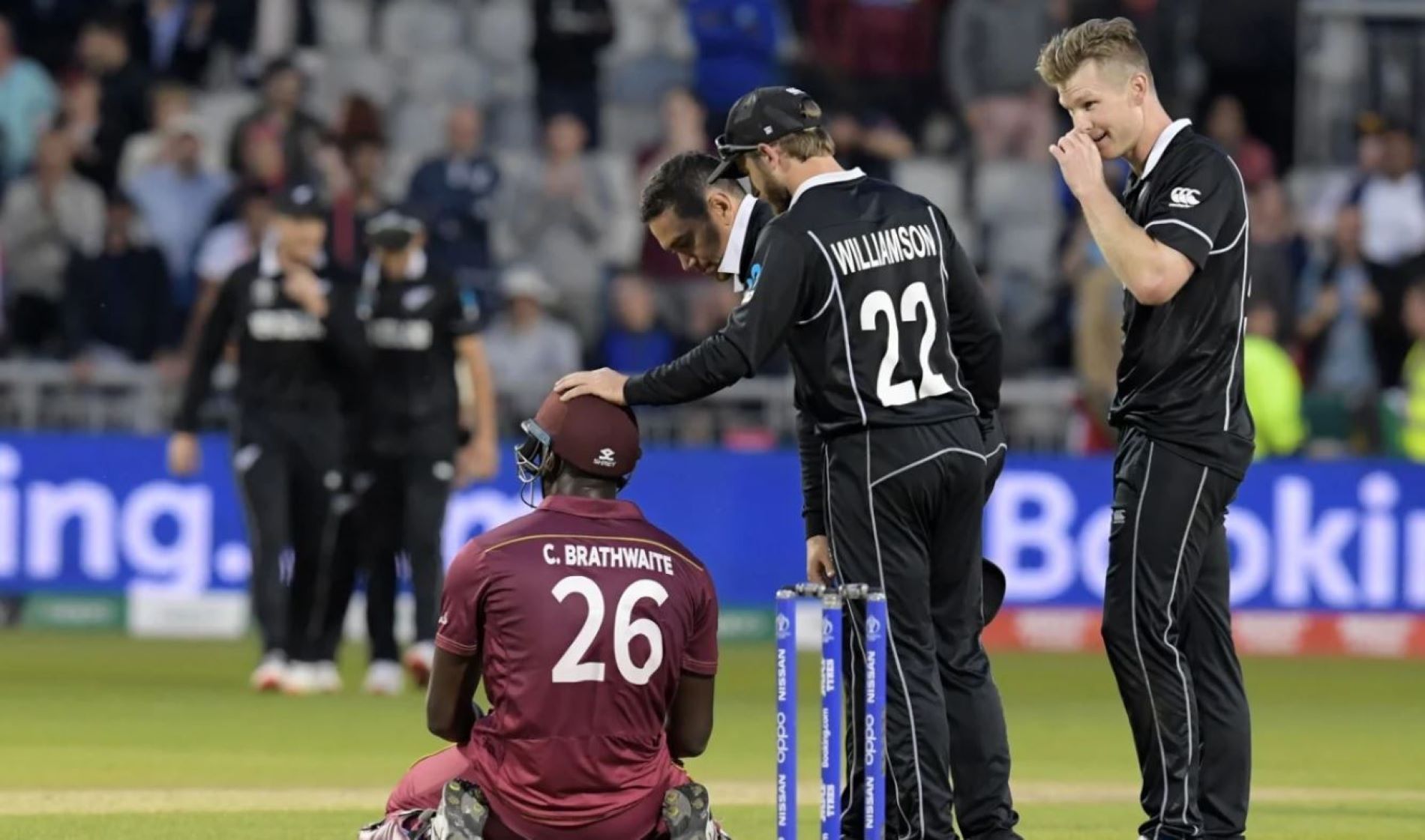 Carlos Brathwaite was disconsolate after nearing pulling off a miracle.