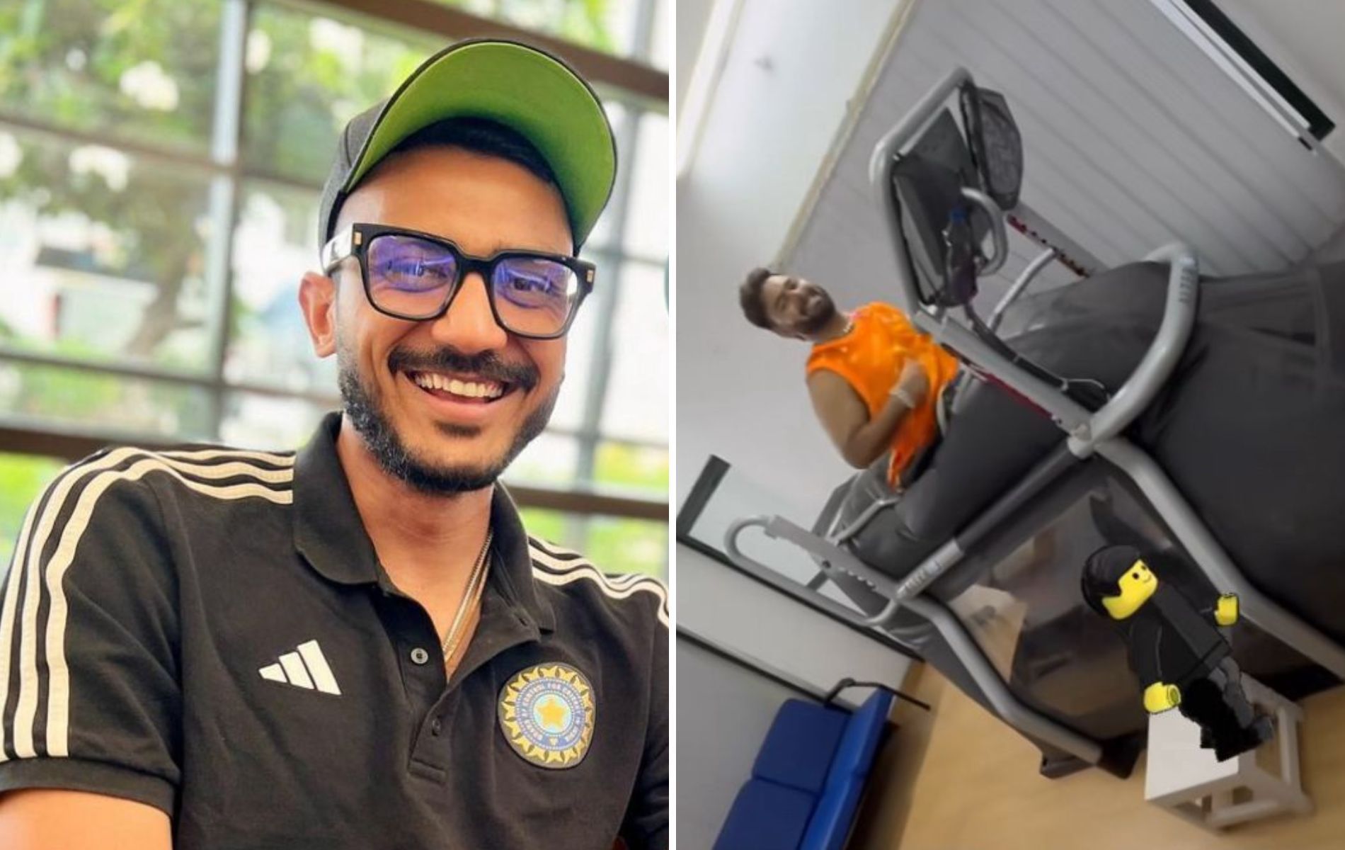 Axar Patel (L) and Rishabh Pant (R). (Pics: Instagram)