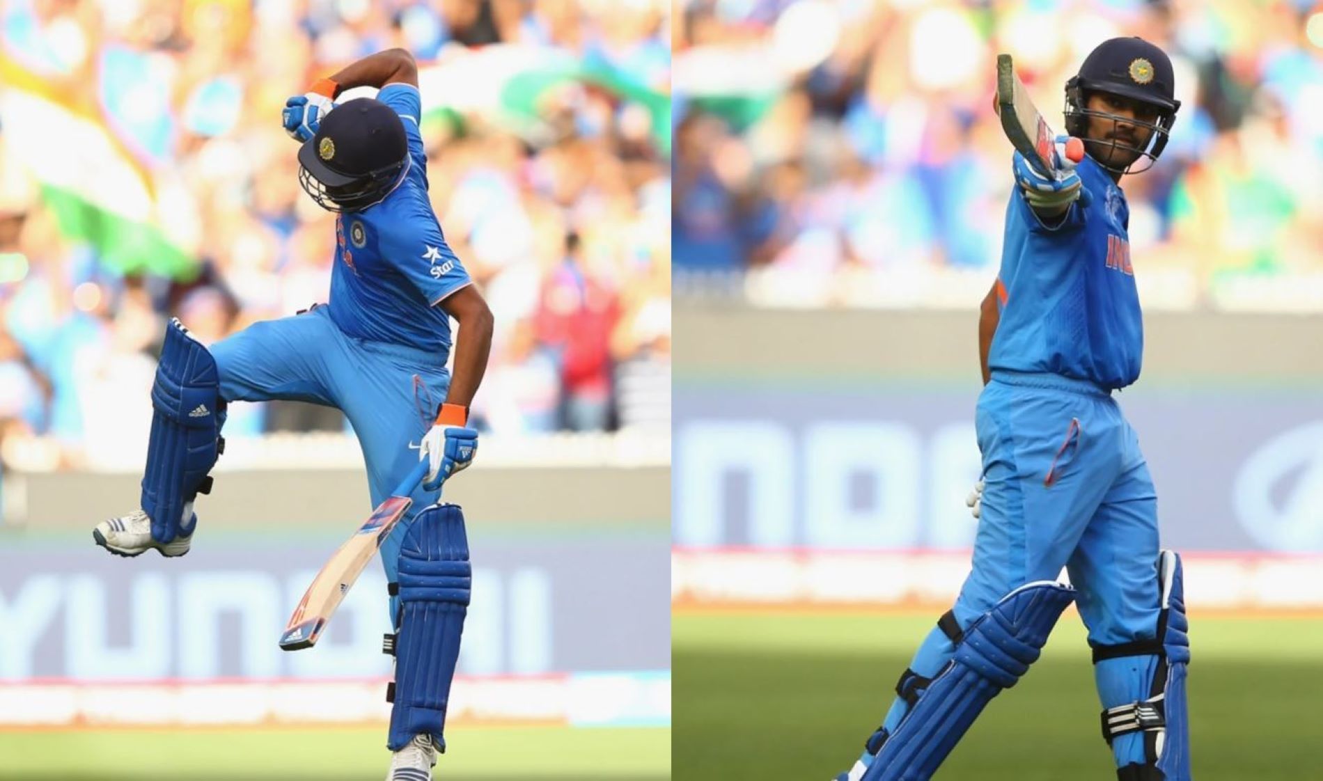 Rohit Sharma broke Bangladesh's heart with his maiden World Cup century.