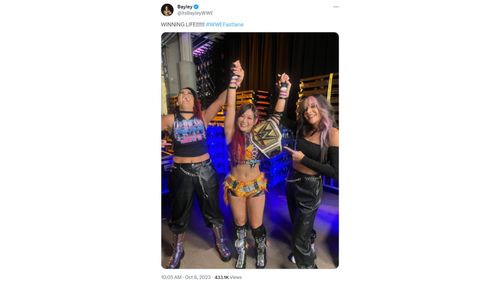 Bayley's recent tweet after Fastlane