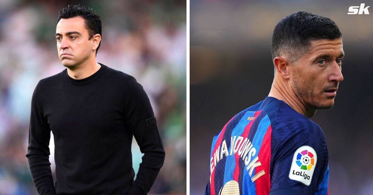 Xavi gives update on Barcelona star Robert Lewandowski.