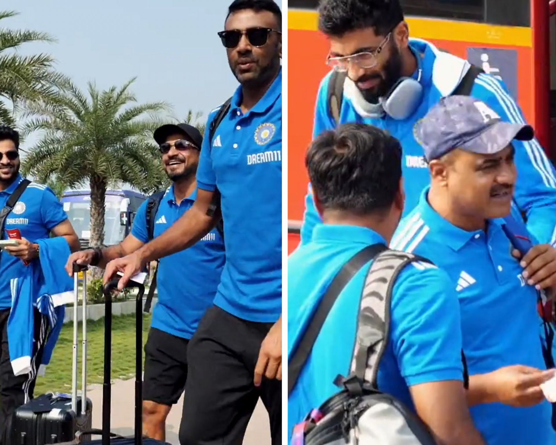 Team India has landed in Pune. (Credits: Twitter)