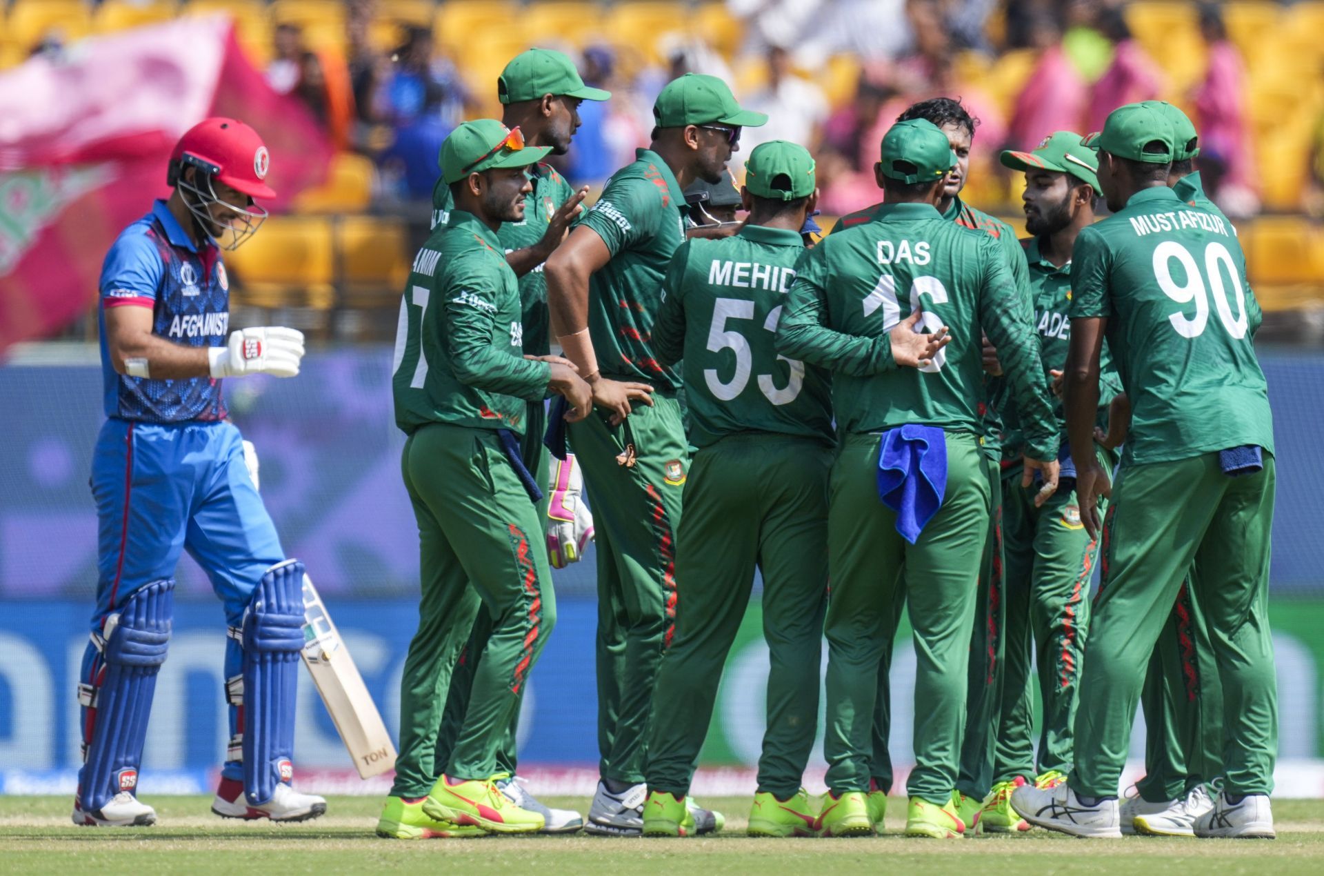 Afghanistan failed to put up a fight in their World Cup opener against Bangladesh. [P/C: AP]
