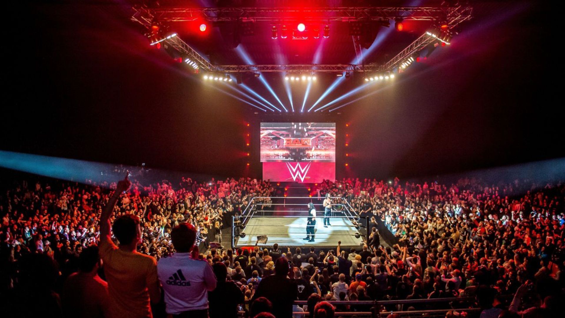 Image of WWE arena. Credits: Twitter