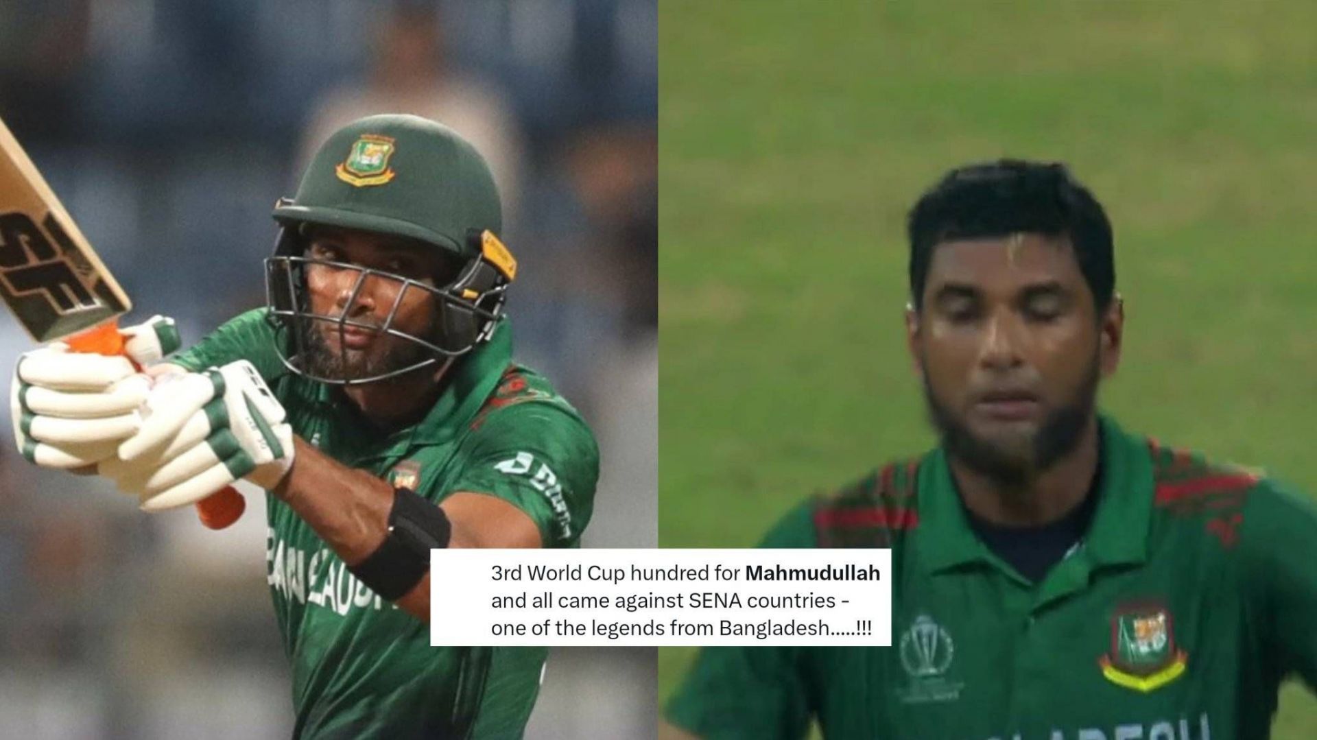 Mahmudullah fought like a lone warrior for Bangladesh (Image: X)